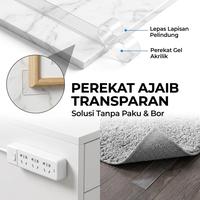 Gambar KAMJE Double Tape Perekat Gel Adhesive Washable Sticker Selotip Bolak Balik Kuat Bening - KMJ005 - 200 x 2 CM dari KAMJE Official Store Kota Administrasi Jakarta Barat 5 Tokopedia