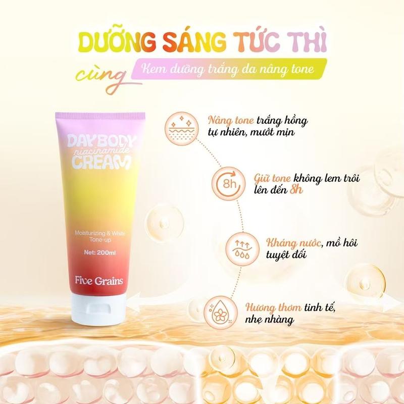 【Ưu đãi ngày cuối cùng!!!】Kem Dưỡng Trắng Da Cao Cấp Five Grains 200ml –…