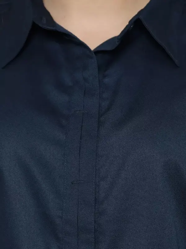 Justblack Kemeja Cewek Slimfit Lengan Panjang Polos Bahan Katun Toyobo Premium Terbaru 3