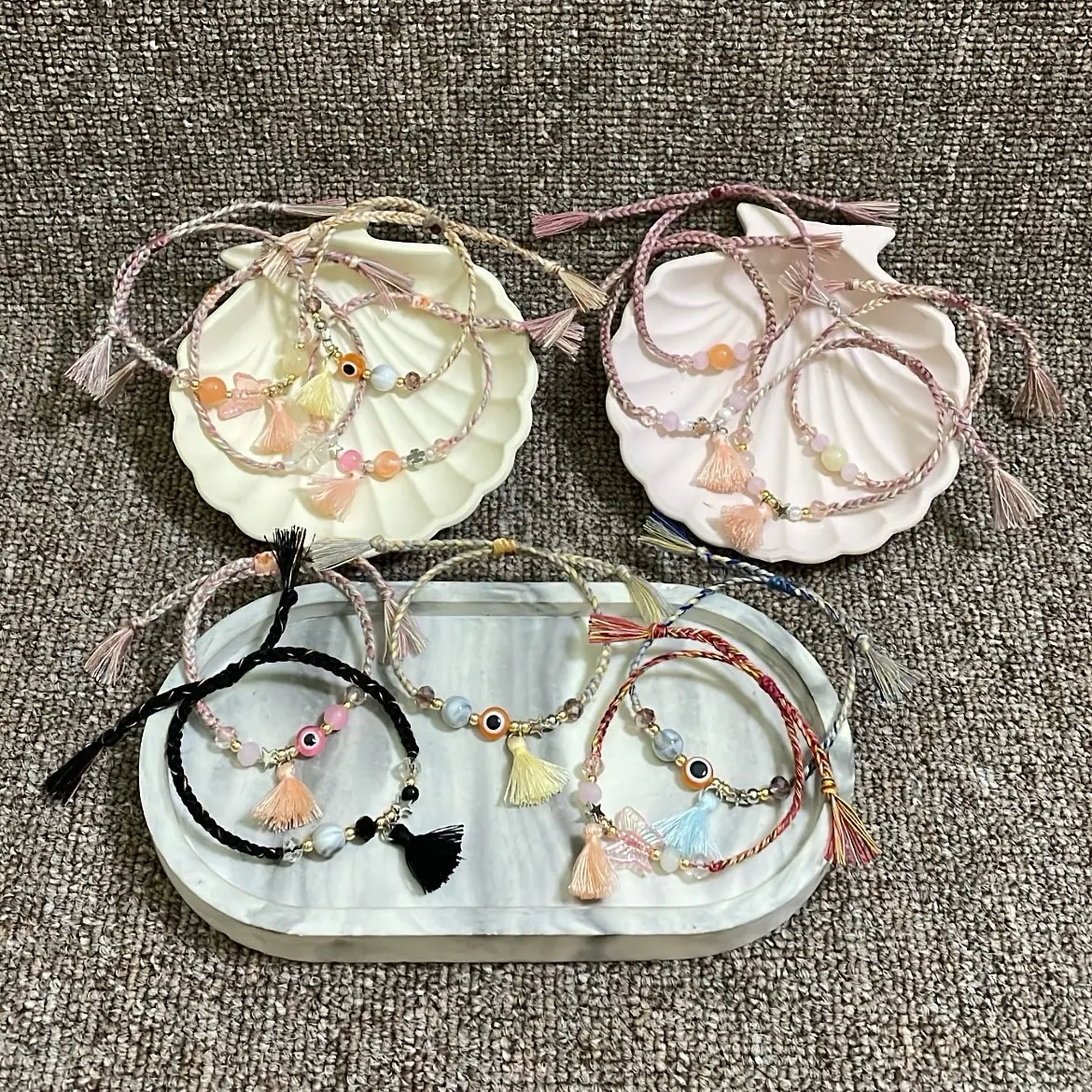 Gelang Kepang Karakter Lucu, Gelang Persahabatan, Gelang Wanita