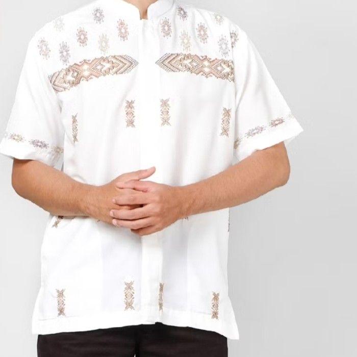 Product Introduction of S M L XL  XXL  XXXL  XXXXL  baju kemeja koko dewasa bahan katun poli  premium tebal adem nyaman di pakai Muslim Dewasa 7