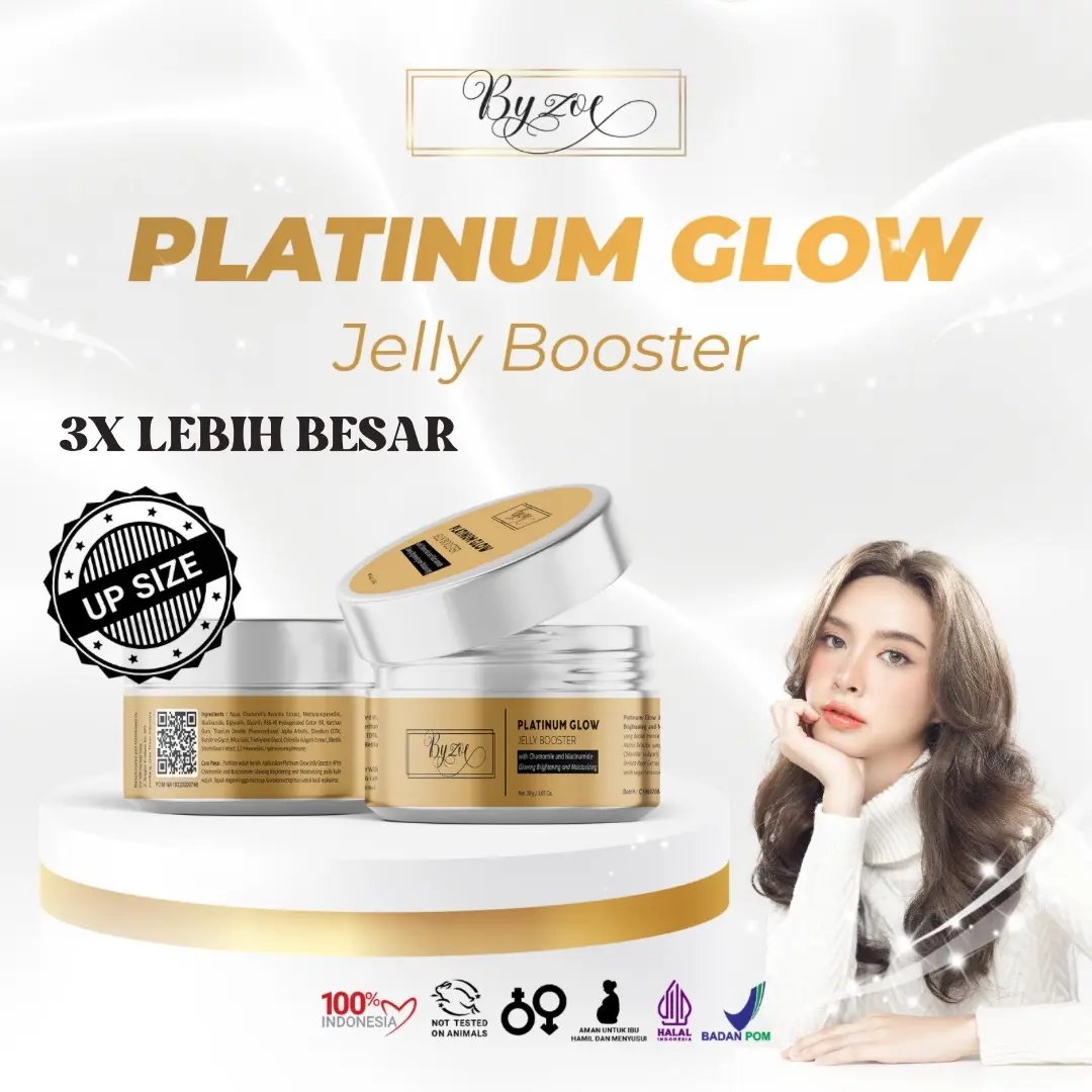 [1PCS 30GRAM] Ready Stock! Byzoe Platinum Glow Jelly Booster Glowing