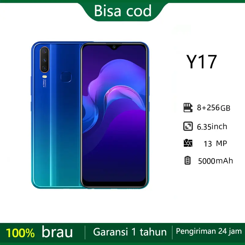SMARTPHONE Y17 RAM 8/256GB/Y71 RAM 6/128GB GARANSI 1 TAHUN  ANDROID 0