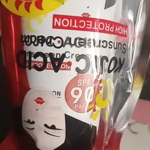 SPF90 PA+++ Kojic Acid Sunscreen tabir surya Body Sublock Wajah & Badan Sunscreen Cream 60g Fade Spots Sun UV Protection Repair Moisturizing Skin Krim Sunscreen Wajah Tubuh