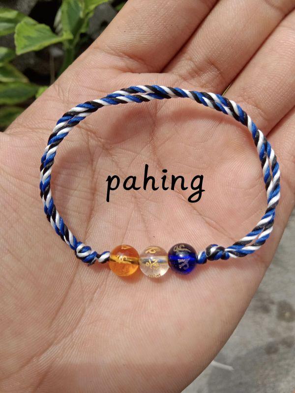 gelang tridatu blue weton pasaran jawa / gelang tridatu wage pon kliwon legi pahing