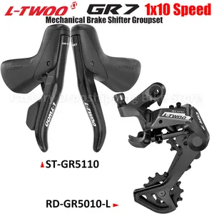 LTWOO GR7 1x10 Speed Gravel Bike Derailleur Groupset Mechanical Brakes Shifter Without Damping Rear Derailleurs Bicycle Parts