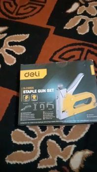 Product Review of Deli Staple Gun Sets 5 Pcs 3 In 1 / Stapler Staples Tembak EDL238105 stationery from J**s 1