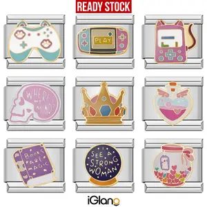 Italian Charm Bracelet - Gelang Wanita - Gelang Pria - Gelang Italian Charm - ICR012