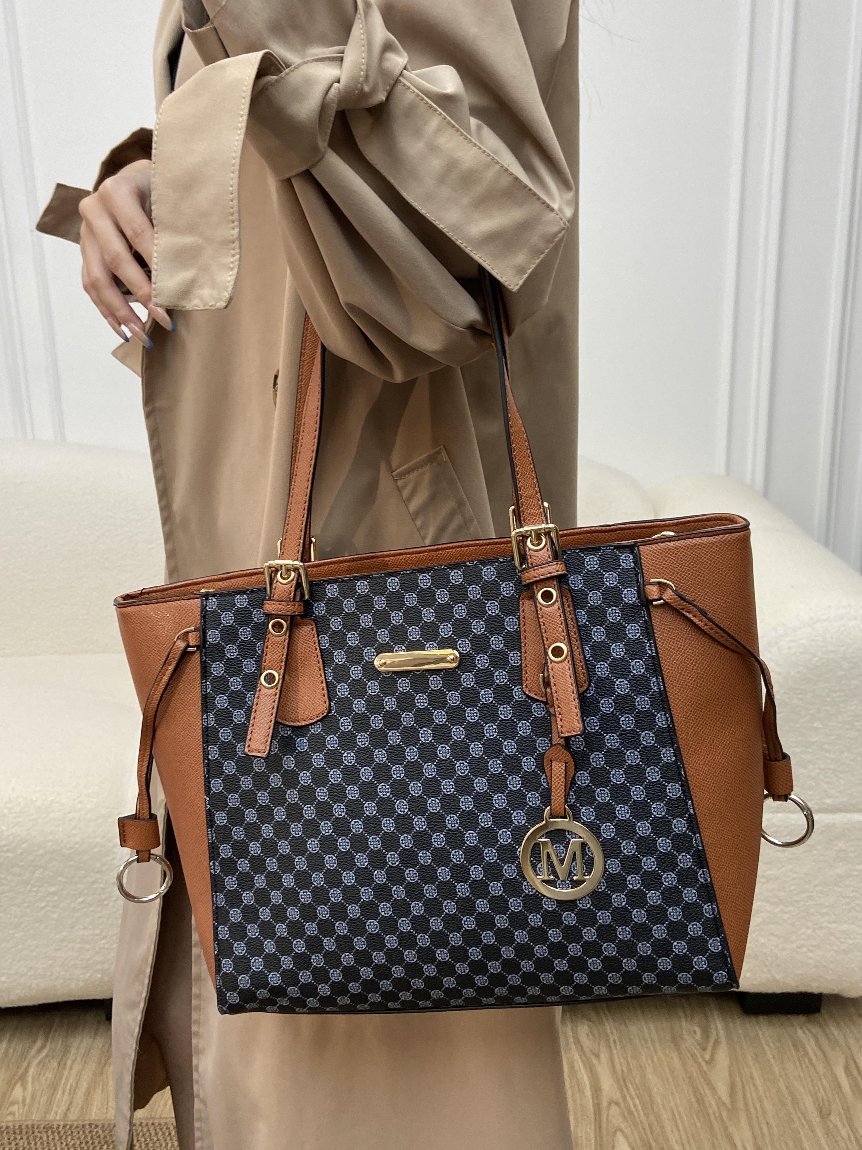 CHIOZND | Midtown Tote - Monogram Two-Tone Klasik tas sling bag tote bag wanita terbaru tas selempang cewek terbaru 2026 tas selempang korean style kuliah/kerja