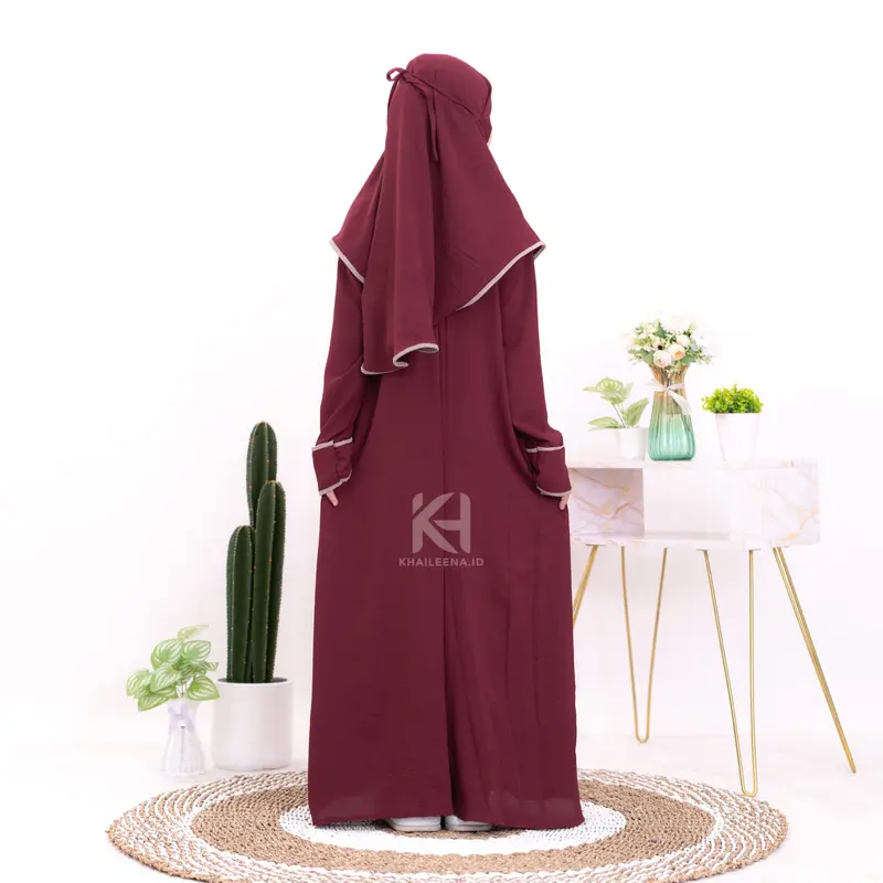 Padma syari+Hijab Bahan : cringkle mix brokat Malika +tile (dibagian gamis) DILENGKAPI DENGAN TALI PINGGANG DAN RESLETING DEPAN GAMIS ANAK LEBARAN DENAGN AKSEN TULE MEWAH Baju Muslim 6