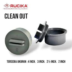 RUCIKA CLEAN OUT TUTUP PIPA SEPTIC TANK SAMBUNGAN FITTING PIPA PVC DOP DRAT DALAM