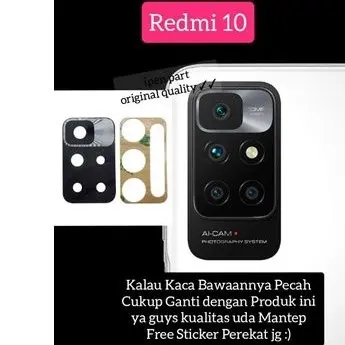 Kaca Lensa Kamera Redmi 10 Original Lens Camera Lense
