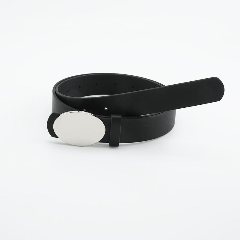 Thắt lưng nam và nữ, Thiết Kế Mới, Đồ Trang Trí, Dễ Phối Đồ Thường Ngày, Khóa Trơn, Phong Cách Thời Trang Đơn Giản