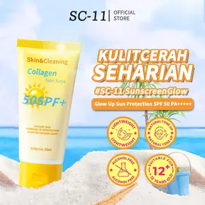 SC-11 Toko Resmi | Krim Tabir Surya Pemutih. SPF50｜Kulit Tetap Putih & Glowing di Bawah Terik Matahari