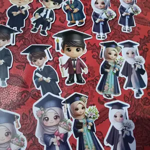 10pcs Topper Pelengkap Buket Bunga Kado Wisuda