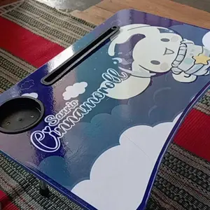 bagusjabal Meja Belajar Anak / Meja Belajar Lipat / Meja Lipat Anak / Meja Belajar Anak Tk Sd / Meja Ku Ro Mi Ungu