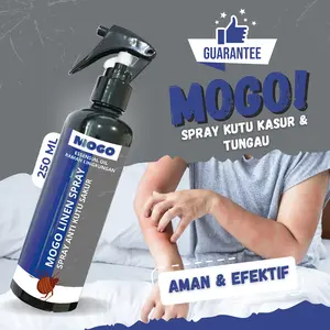 Spray anti kutu tungau kasur dan sofa bed linen spray produk mogo