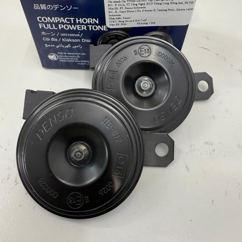  DENSO Còi đĩa Denso 1 giắc 12V cao cấp JK272100-7690 âm lượng 111 dB lần sử phù hợp xe Toyota 