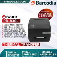 Gambar PROMO BARCODE PRINTER IWARE PB830L / PB 830L / PB-830L USB + LAN HITAM dari Barcodia Kota Administrasi Jakarta Pusat 1 Tokopedia