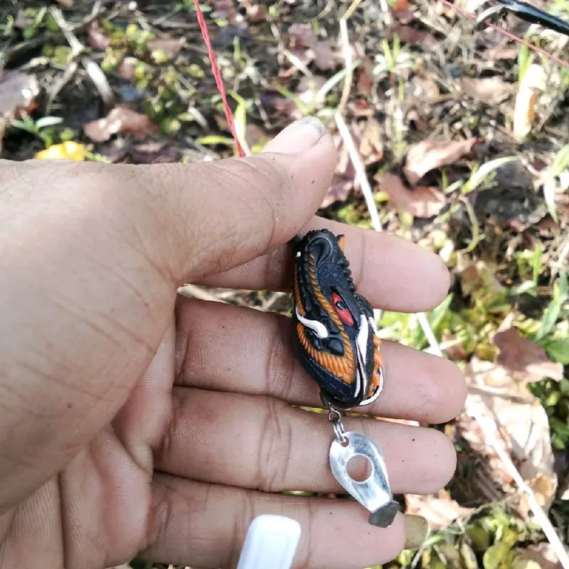 Soft Frog 3D KEPALA NAGA Si GANGKER 3,7 cm Lure 7