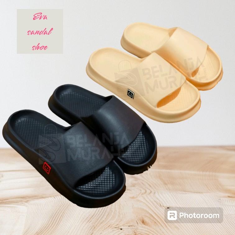 Product Introduction of Eva sandal pria / wanita slip on size 36-44 full karet / eva sendal unisex Hitam Pink Putih 3