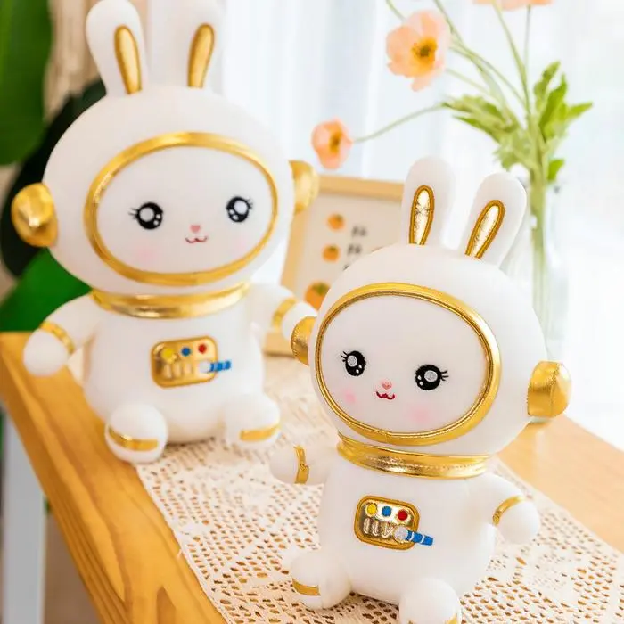 Boneka Bunny Kostum Astronot Bahan Plush 2