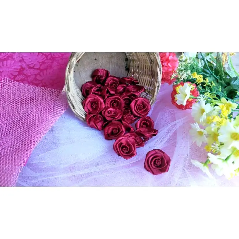 BAHAN CRAFT BUNGA PITA SATIN untuk Buket