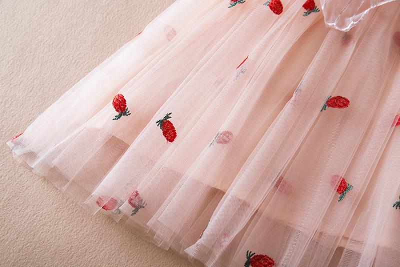 Product Introduction of kids Girl Summer Beach Holiday Picnic Dress Light Gauze Polka Dot  Butterfly Wings Sleeveless Fairy Dress Girl's Birthday Party Casual Party Dress 27