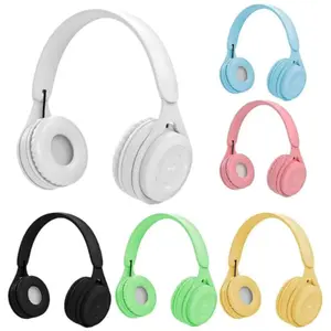 Y08 Wireless Bluetooth Headphone Macaron Stereo Headband Gaming Headset with Mic Gamer Earphones Pc
