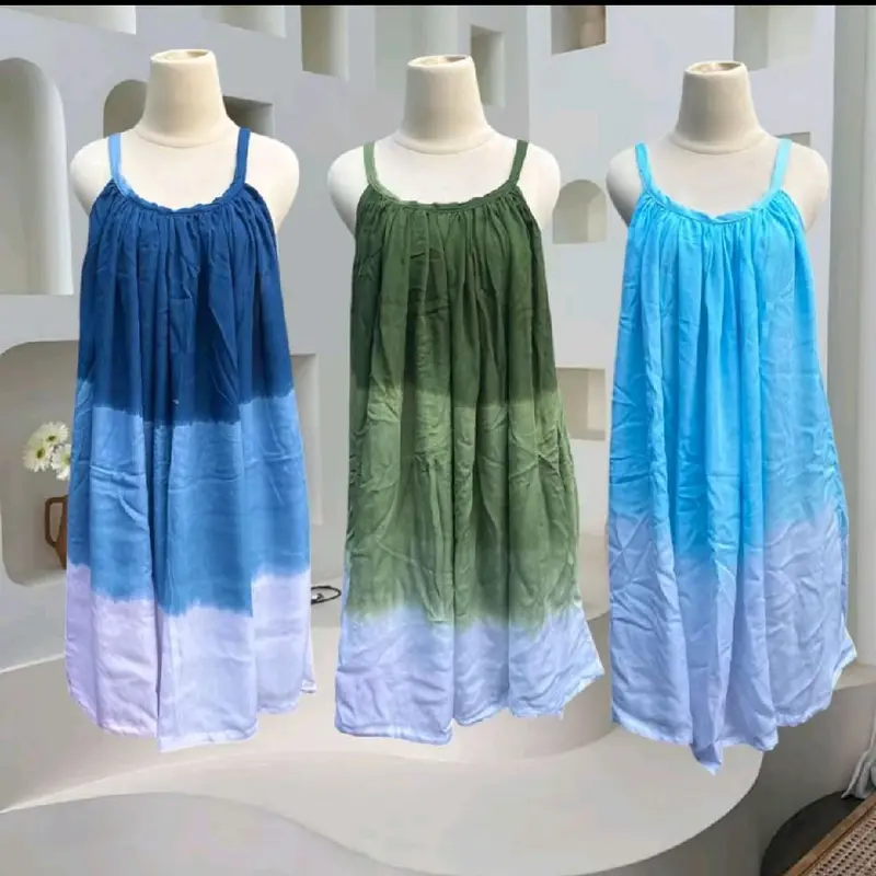 Daster Dress Lobek Pendek Motif Gradasi 0