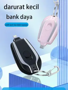 Powerbank Terbaru 2026 Bank Daya Ponsel Portabel Kecil dengan Gantungan Kunci Pengisian Darurat Hingga 20% Multifungsi Dapat Dibawa ke Pesawat Mendukung Apple Tipe-C Android  Micro USB（Produk yang disesuaikan, kualitas terjamin.）