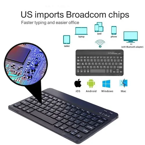 Case Tablet Universal Keyboard For Advan Tab A10 10.1" 2024 Advan A 10 10,1 Inch Premium Leather Case Wireless Bluetooth Keyboard Flipcase Flip Cover Bookcover Aksesoris 1