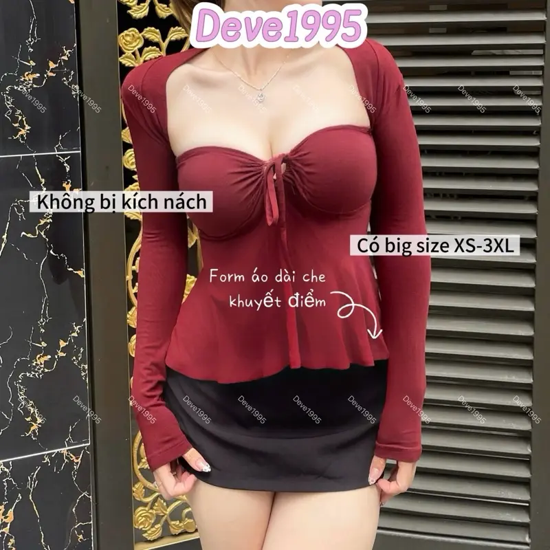 (Deal mở bán) (TẶNG ÁO KHOÁC) - áo ống dây rút cúp kèm áo khoác ngắn | BigBuy360 - bigbuy360.vn