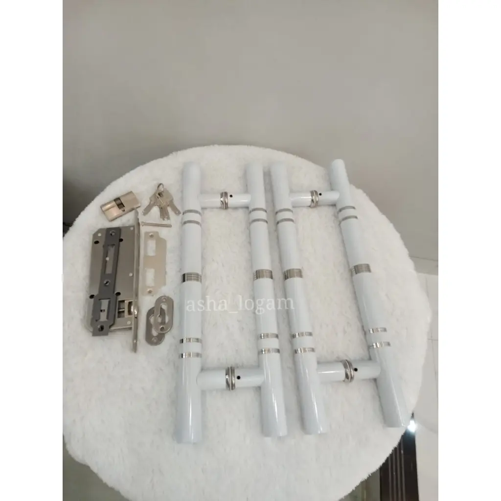set body kunci 4 pcs handle pintu rumah baut tembus 35cm 45cm 60cm gagang pintu rumah