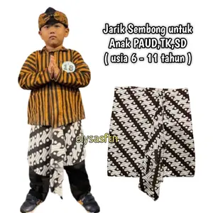 Sapit urang/jarik sembong Anak PAUD,TK, dan SD.