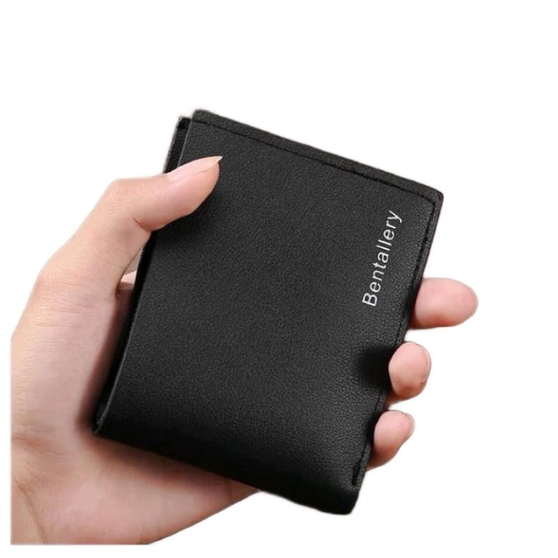 Promo Termurah Dompet Pria Import Material PU Leather Termurah dengan Slot Kartu Hitam Kulit 0