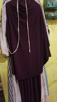Product Review of Humaira Dress - Nameera Style - Abaya One Set, Batwing, Bahan Jersey, All Size, Busui Friendly from u**8 0