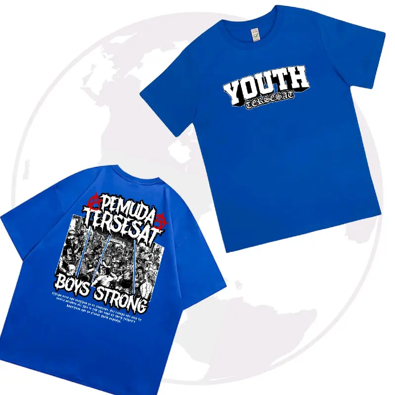 T-shirt kaos pemuda tersesat code gangster Cowok Keren Panjang 0