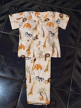 Product Review of Belovya Bajur Tidur Anak Laki-laki Tanpa kerah Usia 1-12 Tahun Minizoecoko Katun from I**y 0