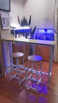Product Review of 【Fast Delivery】Furniture High Quality NEW Simple Long High Table Bar White Black Table Home Kitchen Balcony Coffee Table Bar Table Wooden meja from E**l Z**n 0