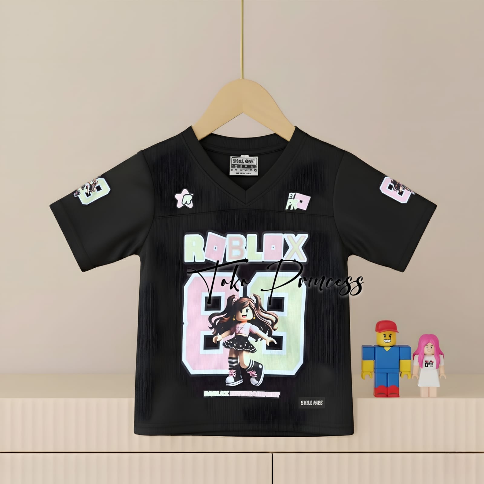 Kaos Jersey Anak Perempuan Roblox Viral 3-12 Tahun / Atasan Anak Perempuan kekinian