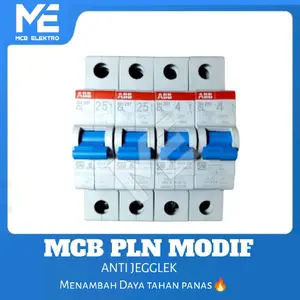 MCB Modif Anti jegglek ABB SH201 1P  Bisa reques 2A-63A