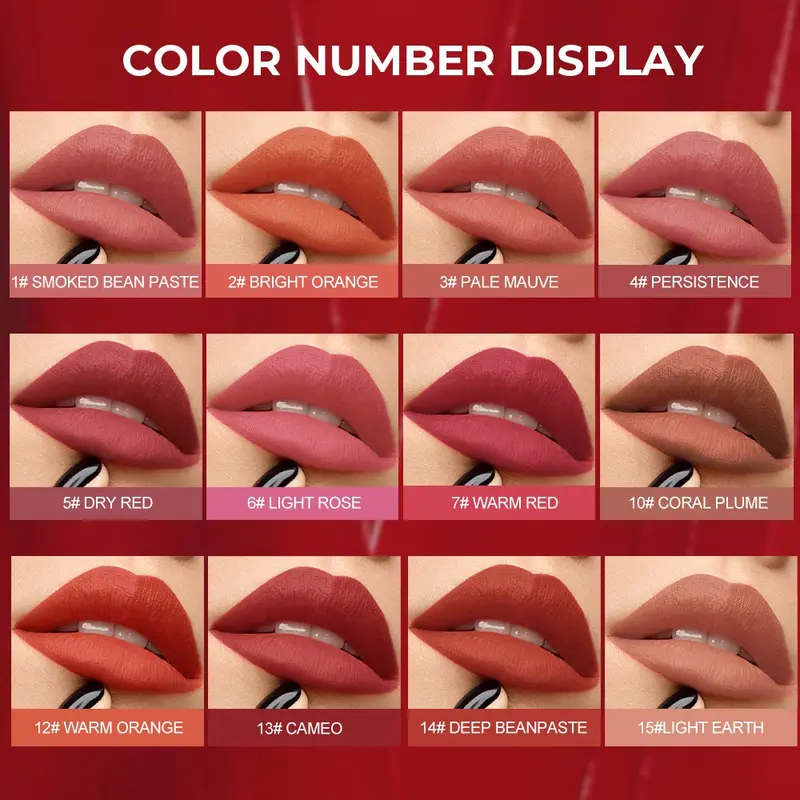SANIYE Long Lasting Capsule Lip Matte Gloss L1135 | Lip Gloss Lipstik 1