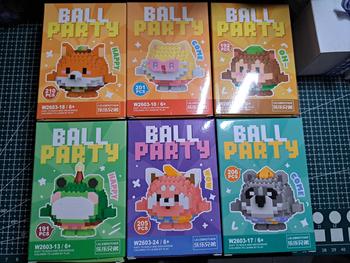 Product Review of JakMall Isi 6Pcs Bricks Ball Party Block Karakter Kartun Bricks Mainan Puzzle Edukasi Anak from g**y 0