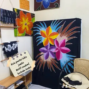 Super Tebal Kain Pantai - Sarung Bali Motif Lukis jumbo Hiasan Premium 200x120cm