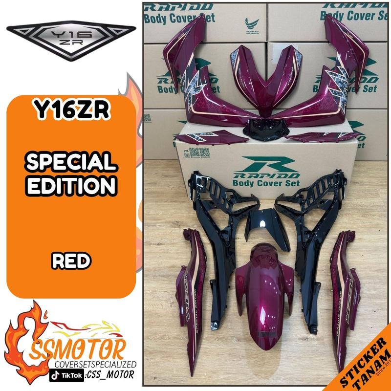 RAPIDO Coverset Y16ZR Y16 V1 Special Edition SE (58) Red Grey Blue Body ...