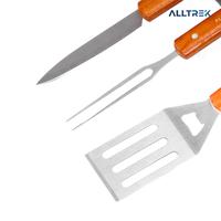 Gambar ALLTREK Alat Perlengkapan BBQ Lengkap Stainless Steel Tools Set 9 in 1 + Apron dari ALLTREK OFFICIAL STORE Kota Administrasi Jakarta Barat 5 Tokopedia
