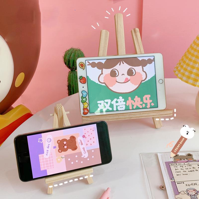 Giá Vẽ Thông Mini Cho Trẻ Em Giá Ba Chân Để Vẽ Tranh Giá Đỡ Điện Thoại Di Động Giá Trưng Bày Để Bàn