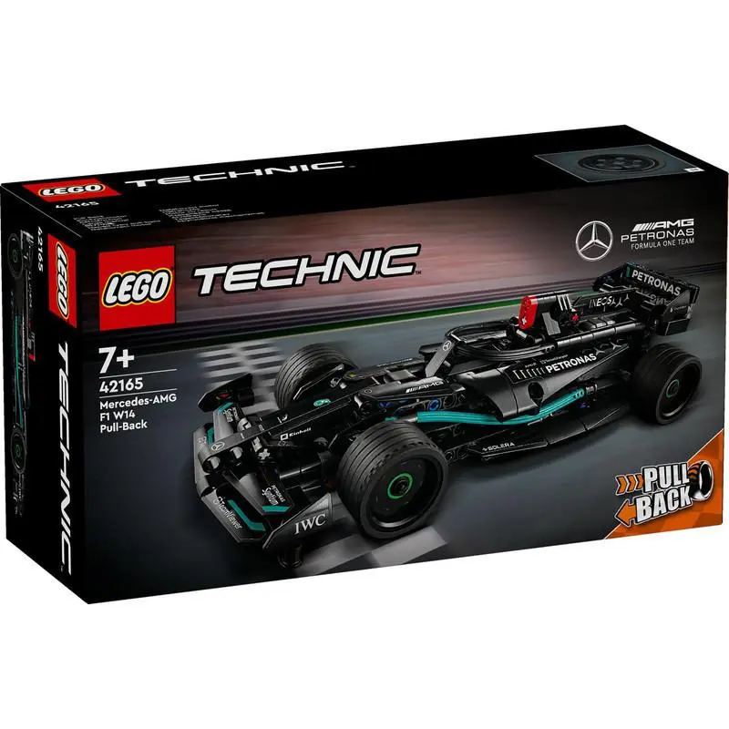 LEGO Technic 42165 Mercedes-AMG F1 W14 E Performance Pull-Back (240 Pieces) Mainan Balok (7 Tahun+) 1