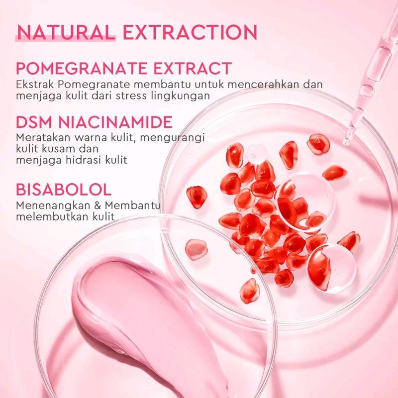 Clay Stick Glad2Glow Pomegranate Niacinamide Brightening 25g untuk Mencerahkan Wajah wajah berjerawat tea tree oil masker jerawat masker wajah untuk chicken skin g2gclaystickpink masker roll 4